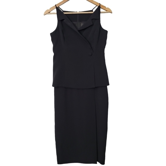 Cushnie Et Ochs Black Blazer Top Dress - Picture 1 of 12